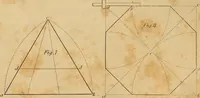 An illustration from The carpenter's new guide: being a complete book of lines for carpentry and joinery. Treating fully on practical geometry, soffits, brick and plaster groins ... with a great variety of designs for roofs, trussed girders ... with many other things entirely new: the whole founded on true geometrical principles; the theory and practice well explained and fully exemplified on eighty-four copper-plates; including some observations and calculations on the strength of timber (1830)