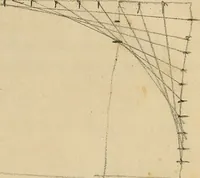 An illustration from The carpenter's new guide: being a complete book of lines for carpentry and joinery. Treating fully on practical geometry, soffits, brick and plaster groins ... with a great variety of designs for roofs, trussed girders ... with many other things entirely new: the whole founded on true geometrical principles; the theory and practice well explained and fully exemplified on eighty-four copper-plates; including some observations and calculations on the strength of timber (1830)