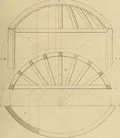 An illustration from The carpenter's new guide: being a complete book of lines for carpentry and joinery (1848)