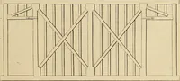 An illustration from The carpenter's new guide: being a complete book of lines for carpentry and joinery (1848)
