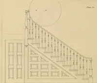 An illustration from The carpenter's new guide: being a complete book of lines for carpentry and joinery (1848)