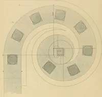 An illustration from The carpenter's new guide: being a complete book of lines for carpentry and joinery (1848)