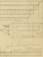 An illustration from The carpenter's new guide: being a complete book of lines for carpentry and joinery (1848)