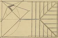 An illustration from The carpenter's new guide: being a complete book of lines for carpentry and joinery (1848)
