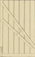 An illustration from The carpenter's new guide; a complete book of lines for carpentry and joinery, treating fully on practical geometry, soffits, groins, niches, roofs, and domes, and containing a great variety of original designs. Also a full exemplification of the theory and practice of stair building, cornices, mouldings, and dressings of every description. Including also some observations and calculations on the strength of timber (1854)