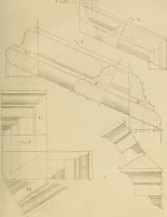 An illustration from The carpenter's new guide: being a complete book of lines for carpentry and joinery (1850)