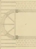 An illustration from The carpenter's new guide: being a complete book of lines for carpentry and joinery (1850)