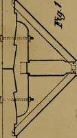 An illustration from Carpentry made easy, or, The science and art of framing, on a new and improved system : with specific instructions for building balloon frames, barn frames, mill frames, warehouses, church spires, etc., comprising also a system of bridge building, with bills, estimates of cost, and valuable tables ... (1857)