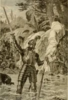 An illustration from The Carrier dove (1884)