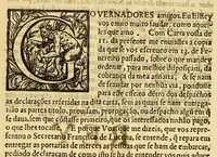 An illustration from Cartas (1632)