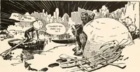 An illustration from Cartoons by Bradley, cartoonist of the Chicago Daily News; (1917)