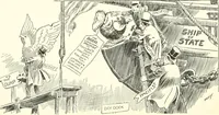 An illustration from Cartoons by Bradley, cartoonist of the Chicago Daily News; (1917)