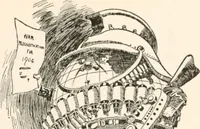 An illustration from Cartoons by Bradley, cartoonist of the Chicago Daily News; (1917)