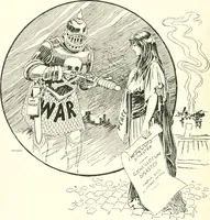 An illustration from Cartoons by Bradley, cartoonist of the Chicago Daily News; (1917)