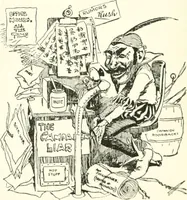 An illustration from Cartoons by Bradley, cartoonist of the Chicago Daily News; (1917)
