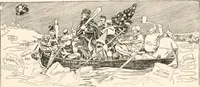 An illustration from Cartoons by Bradley, cartoonist of the Chicago Daily News; (1917)