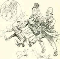An illustration from Cartoons by Bradley, cartoonist of the Chicago Daily News; (1917)