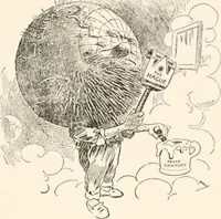 An illustration from Cartoons by Bradley, cartoonist of the Chicago Daily News; (1917)
