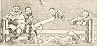 An illustration from Cartoons by Bradley, cartoonist of the Chicago Daily News; (1917)