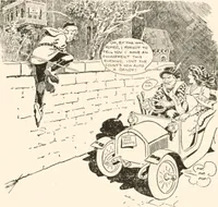 An illustration from Cartoons by Bradley, cartoonist of the Chicago Daily News; (1917)