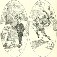 An illustration from Cartoons by Bradley, cartoonist of the Chicago Daily News; (1917)