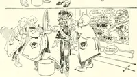 An illustration from Cartoons by Bradley, cartoonist of the Chicago Daily News; (1917)