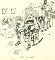 An illustration from Cartoons by Bradley, cartoonist of the Chicago Daily News; (1917)