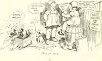 An illustration from Cartoons by Bradley, cartoonist of the Chicago Daily News; (1917)