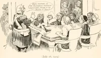 An illustration from Cartoons by Bradley, cartoonist of the Chicago Daily News; (1917)