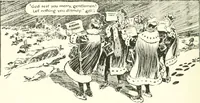 An illustration from Cartoons by Bradley, cartoonist of the Chicago Daily News; (1917)