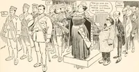 An illustration from Cartoons by Bradley, cartoonist of the Chicago Daily News; (1917)