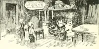 An illustration from Cartoons by Bradley, cartoonist of the Chicago Daily News; (1917)