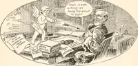 An illustration from Cartoons by Bradley, cartoonist of the Chicago Daily News; (1917)