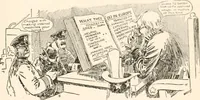 An illustration from Cartoons by Bradley, cartoonist of the Chicago Daily News; (1917)
