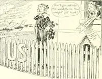 An illustration from Cartoons by Bradley, cartoonist of the Chicago Daily News; (1917)