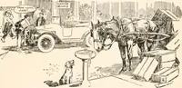 An illustration from Cartoons by Bradley, cartoonist of the Chicago Daily News; (1917)