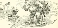 Picture 89 of 118 from Cartoons by Bradley, cartoonist of the Chicago Daily News; (1917), leaf 93