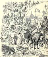 An illustration from Cartoons : Selected from the pages of "Punch" (1901)