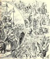 An illustration from Cartoons : Selected from the pages of "Punch" (1901)