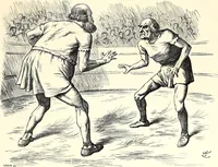 An illustration from Cartoons : Selected from the pages of "Punch" (1901)