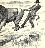 An illustration from Cartoons : Selected from the pages of "Punch" (1901)