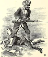 An illustration from Cartoons : Selected from the pages of "Punch" (1901)