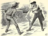 An illustration from Cartoons : Selected from the pages of "Punch" (1901)