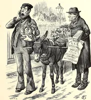 An illustration from Cartoons : Selected from the pages of "Punch" (1901)