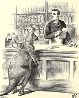 An illustration from Cartoons : Selected from the pages of "Punch" (1901)
