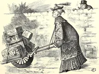 An illustration from Cartoons : Selected from the pages of "Punch" (1901)
