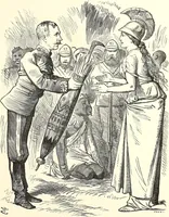 An illustration from Cartoons : Selected from the pages of "Punch" (1901)