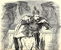 An illustration from Cartoons : Selected from the pages of "Punch" (1901)