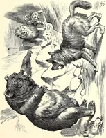 An illustration from Cartoons : Selected from the pages of "Punch" (1901)