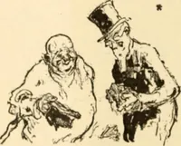 An illustration from Caricature. ed 1913 (1913)